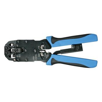 Toolland Herramienta De Engglamiento Profesional Para Conectores Modulares, Para Rj45, Rj11 Y Más