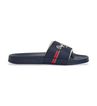 Pepe Jeans para hombre. PMS700019 Sandalias Glam marino (42), Plano, Ninguno, Beachwear