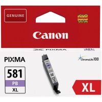 canon cli-581pb xl cartucho tinta azul