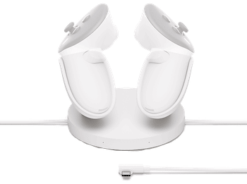 Accesorio VR - Meta Base de carga compacta, Para Gafas Quest 3S, Blanco lunar