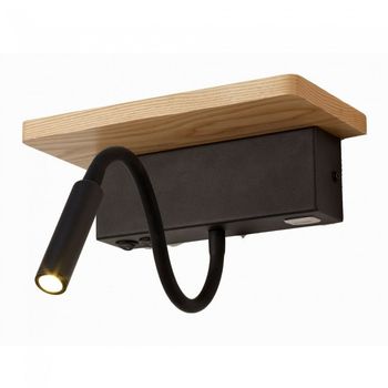 Aplique de pared led drevo usb
