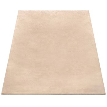 Alfombra de piel Fluffy arena 80x150 cm