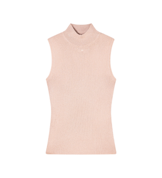 A|X Armani Exchange para mujer. XW001876AF11957M4014 Top Mock rosa (XL), Casual, Viscosa, Sin mangas / Tirantes