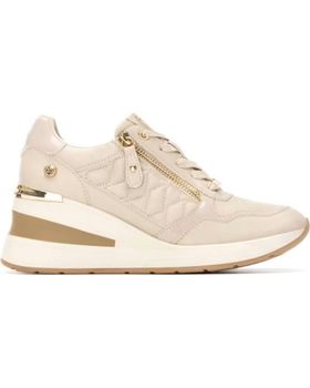 de XTI ZAPATILLA DE CUÑA CASUAL XTI 144380 BEIGE