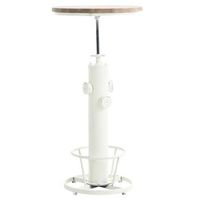 mesa de bar ruhr metal blanco antiguo o 54 cm clp