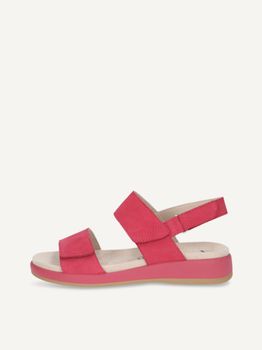 CAPRICE Sandal, pink, made of Leather without heel, Size 36