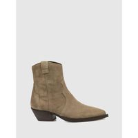 alpe botines botin western 5547 taupe para mujer