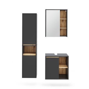 Conjunto De Muebles De Baño Viola 3 Partes Vicco