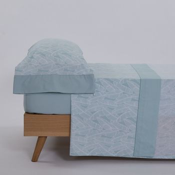 Juego De Sábanas Algodón Casandra  Jade Cama De 200cm