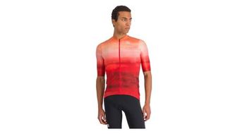 Sportful flow maillot de manga corta supergiara rojo