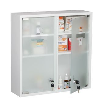 Botiquín Con Cerradura Y Puertas Dobles Xxl
