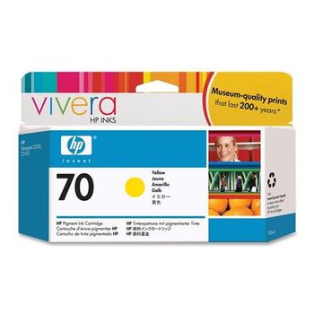 HP 70 Yellow Original Ink Cartridge