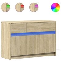 mueble de tv  mueble de salon  gabinete de tv led madera de ingenieria roble sonoma 91x34x61 cm