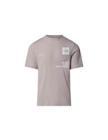 camiseta de montana the north face mountain foundation coordinates grey hombre