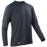 spiro camiseta manga larga performance para hombre