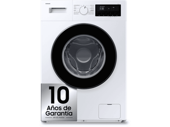 Lavadora carga frontal - Samsung WW80FG3M05AWEC, 8 kg, 1400 rpm, 12 programas, Motor Digital Inverter, Clase A, Blanco
