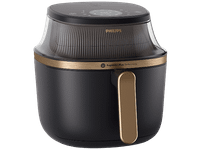 freidora de aire - philips airfryer na34200 serie 3000 72 l 2000 w 200 c 16 programas tecnologia rapidair plus pantalla tactil negrooro