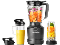 batidora de vaso - nutribullet smartsense 1500 combo jarra 189 l vaso 946 ml gris oscuro