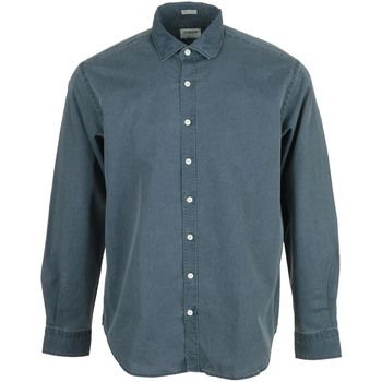 Cafe' Coton Camisa manga larga Bio Gabardine Lave para hombre