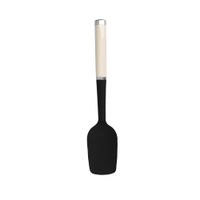lengua cuchara de silicona crema