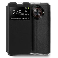 funda cool flip cover para zte blade a75 5g liso negro