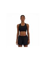 sujetador deportivo new balance sleek medium support pocket mujer negro