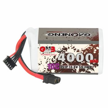Batería GAONENG GNB 4S 14.8V 4000mAh 10C XT60 de ion de litio Li-ion hecha con Li-ion 21700 para drones RC