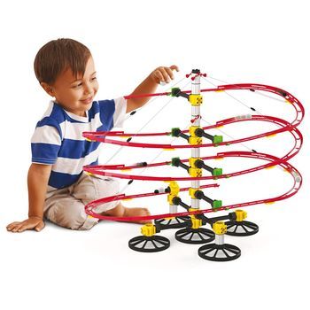 Quercetti Pista Carreras De Canicas 132 Pzas Skyrail Suspension Basic