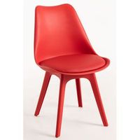 pack 6 sillas synk suprym de polipropileno 824843 cm - rojo
