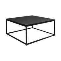 mesa de centro de metal negro