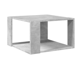 Mesa de café - mesa de centro madera ingeniería gris hormigón 51,5x51,5x30 cm