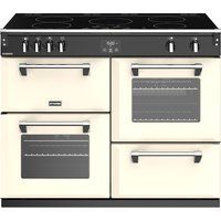 stoves richmond s1100ei 110 cm electric induction range cooker - cream cream