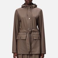 rains curve matte shell jacket - xl