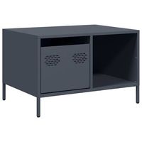 mesa de centro acero laminado en frio antracita 685x50x435 cm vidaxl