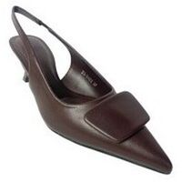bienve zapatos de tacon zapato senora bs5482 marron para mujer