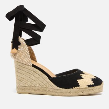 Castañer Women's Cande Suede Espadrilles Wedge Sandals - 3