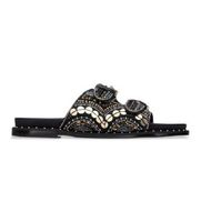 carmela para mujer 16320001-negro sandalias 163200 negro 36 plano ninguno casual