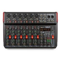 mezclador de audio vonyx vm-kg10 10 canales bluetooth pantalla led