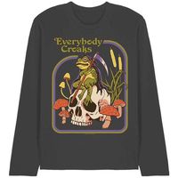 steven rhodes camiseta manga larga everybody croaks para mujer