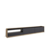 mueble tv jubrique-02 con luz led y almacenaje practico