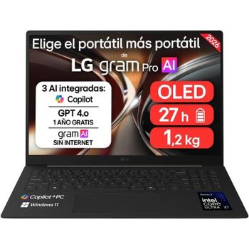 Portátil LG Gram Pro 16Z90U-K.AUB5BN 16