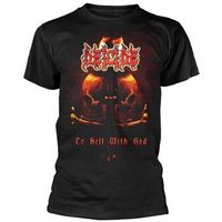 deicide camiseta manga larga to hell with god para mujer