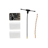deepspace receptor nano expresslrs elrs de 24 ghz con tcxo integrado alta sensibilidad antena en forma de t para fpv