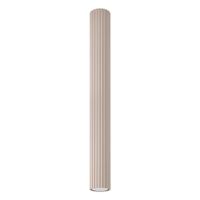 lampara de techo gris pardo aluminio alt 60 cm