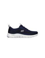 zapatillas skechers arch fit vista - gleaming mujer azul marino