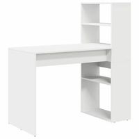 escritorio madera de ingenieria 113 x 54 x 120 cm vidaxl