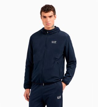 EA7 para hombre. 8NPB22_PNGRZ Chaqueta Bomber marino (S), Casual, Poliéster