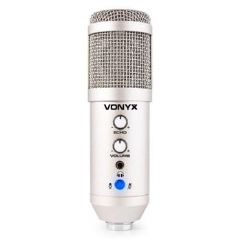 Micrófono Vonyx CMS320T USB cardioide con filtro antipop y soporte ajustable