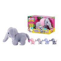 mama elefante y sus bebes pets alive a pasear descubre cuandos bebes tiene con sonidos reales 22x34x27cm