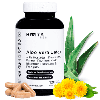 Hivital Aloe Vera Detox 120 Cápsulas Veganas